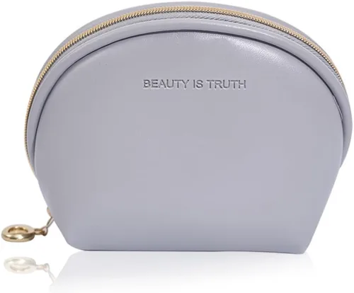 Vista 4 de Mini bolsa de lápiz labial, bolsa portátil para monedero, mini bolsa de maquillaje con compartimentos, Negro