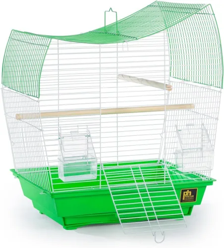 Vista 2 de Prevue Pet Products South Beach Wave Top - Jaula para pájaros, verde lima (SP50081)