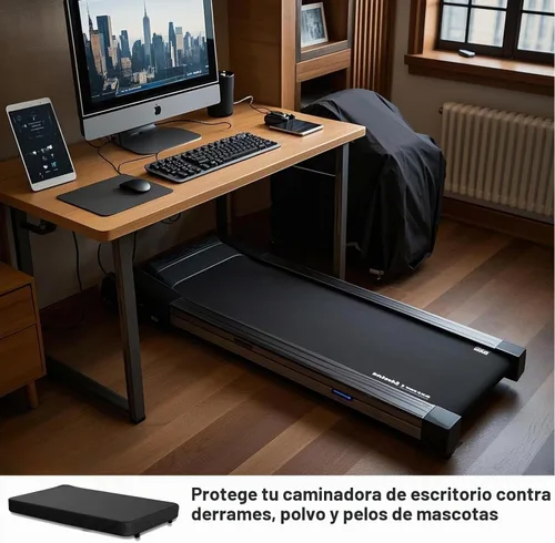 Vista 6 de Funda para alfombrilla de caminar para el hogar, funda impermeable y a prueba de polvo para debajo del escritorio - Compatible con cinta de correr