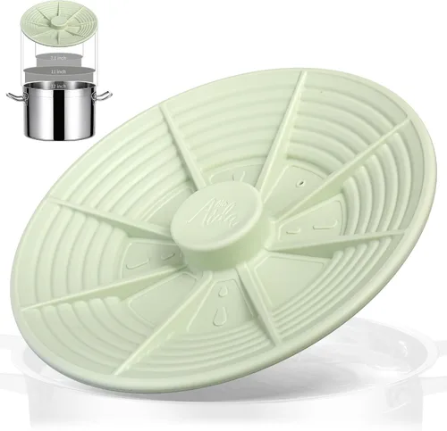 Vista 9 de Tapa universal de silicona para cuencos y ollas pequeñas, silicona de grado alimenticio, sin BPA, cubierta para microondas, protector