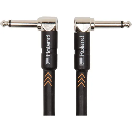 Vista 2 de Roland Black Series - Cable de instrumento recto/recto, conector de 1/4 de pulgada, 25 pies