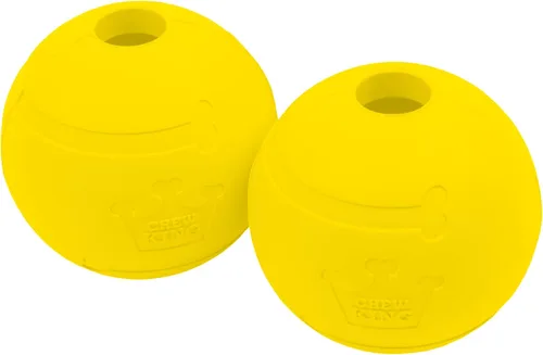 Vista 13 de Chew King Perro 2.5 pulgadas sabor tocino bolas de goma paquete 3 razas grandes