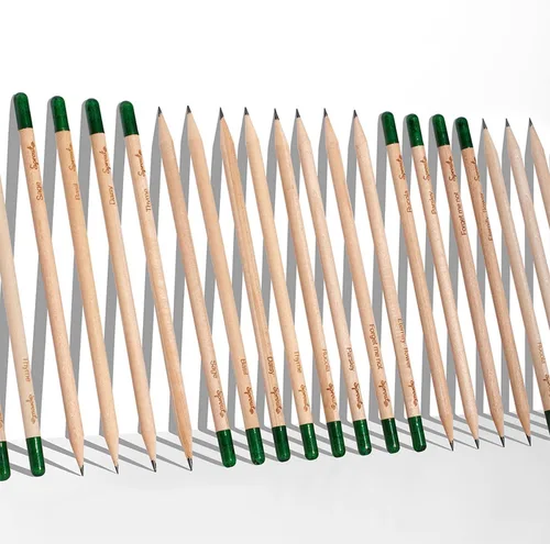 Vista 3 de Sprout Lápices de madera World Edición para profesores Lápices de madera plantables de grafito preafilados HB con semillas de flores, hierbas