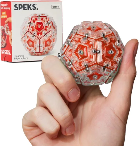 Vista 11 de Speks Geode - Juguete magnético antiestrés, juguete de escritorio sensorial para adultos y adolescentes de 14 años en adelante, regalo