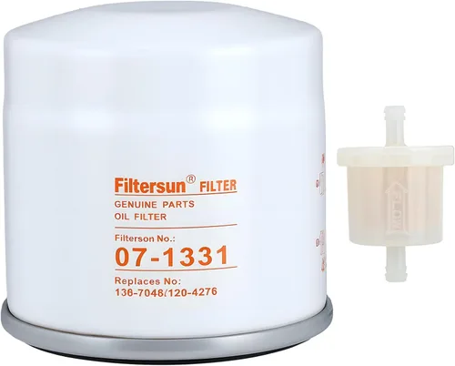 Vista 9 de 120-4276 136-7848 Filtro de aceite con filtro de combustible para Toro V-Twin Engine Timecutter SS5000 ZS SW SS MX SWX HD Cortacésped Giro Cero