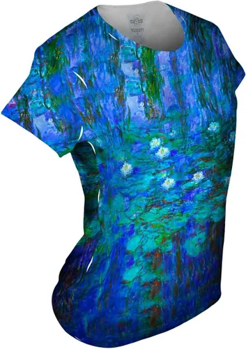 Vista 3 de Yizzam - Claude Monet - Blue Water Lilies (1916) - Camiseta para mujer
