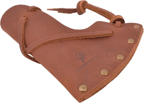 Vista 21 de Funda de cuero para hacha, cubierta de hacha de camping con cubierta segura para cabeza de hacha