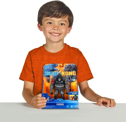 Vista 4 de Godzilla vs. Kong - Figura básica de Kong con hacha de batalla de 6 pulgadas