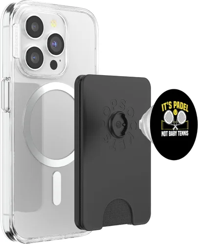 Vista 3 de Its Padel Not Baby - Raqueta de pádel de tenis PopSockets PopWallet para MagSafe