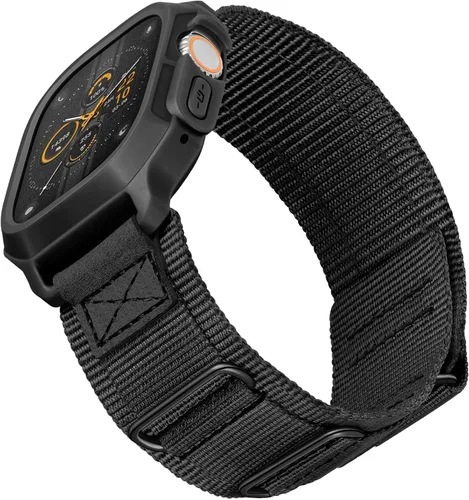 Vista 27 de SUNFWR - Correas compatibles con Apple Watch de 44 mm y 45 mm con estuche, correa deportiva resistente para Apple Watch con cubierta protectora