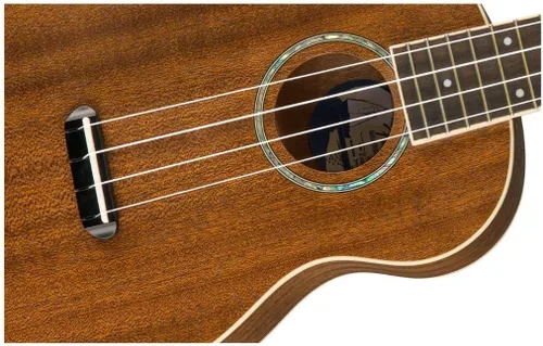Vista 4 de Fender Ukelele de concierto clásico Zuma, natural