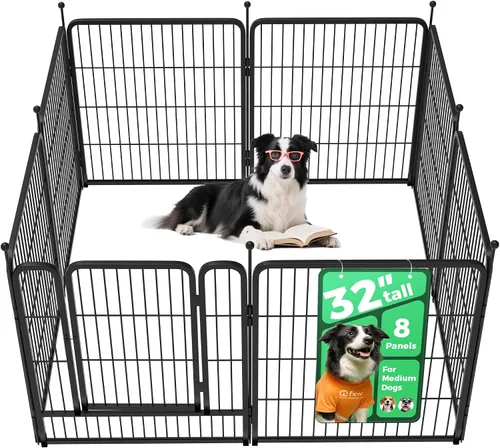 Vista 13 de FXW Rollick - Corralito para perros para patio, campamento con casa rodante, patentado, 24 pulgadas, 2 paneles Fácil instalación, resistente