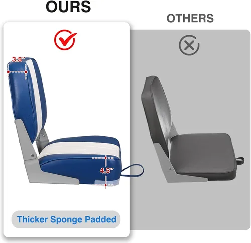 Vista 4 de Asiento de bote plegable Leader Accessories