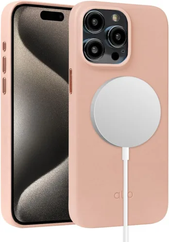 Vista 10 de alto Funda para teléfono compatible con iPhone 15 2023 y MagSafe, funda magnética de cuero italiano, funda protectora contra caídas de la serie Clop
