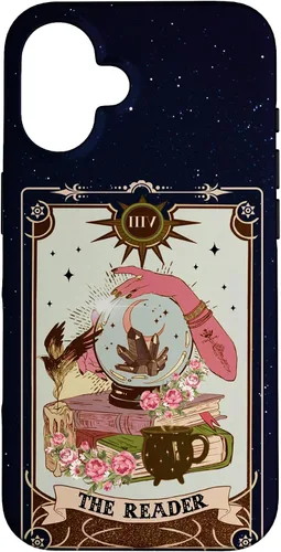 Vista 32 de Tarot Card Lover Tarot Reader Fortune Teller Book Lover Funda para iPhone 17