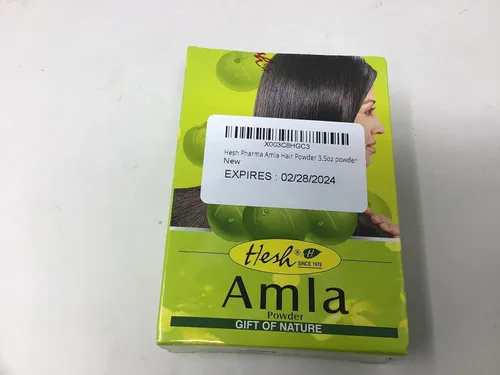 Vista 6 de Polvo para el pelo Hesh Pharma Amla, polvo de 3.5 oz