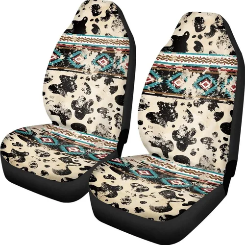Vista 15 de UNICEU Juego de 2 fundas de cojín para asiento de automóvil, diseño de calavera gótica negra, lavable, accesorios interiores antideslizantes