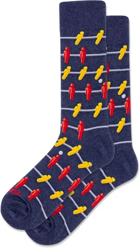 Vista 22 de Hot Sox Calcetines deportivos y atléticos divertidos para hombre, paquete de 1 par, regalos de moda novedosos y divertidos Por encima del par