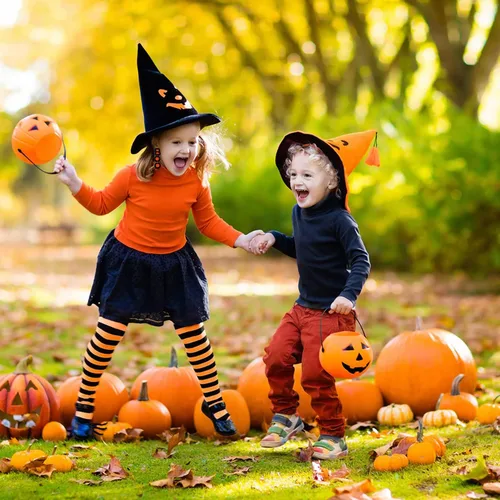 Vista 5 de CEALXHENY Aretes de Halloween con cuentas para mujer, espeluznantes fantasmas y calabazas, aretes colgantes hechos a mano, góticos, disfraces