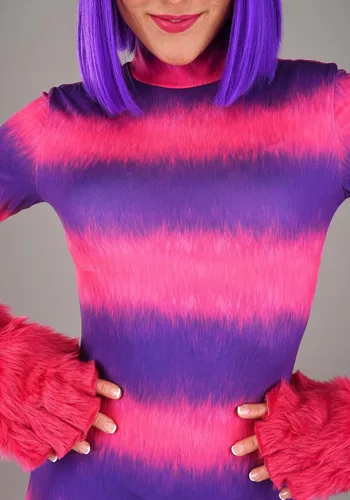 Vista 7 de FUN Costumes Body sexy de gato Cheshire para mujer