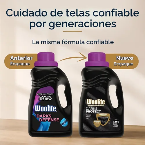 Vista 10 de Woolite Darks detergente líquido de lavandería, fragancia brisa de medianoche 50 onzas, RAC76974, 1, 1