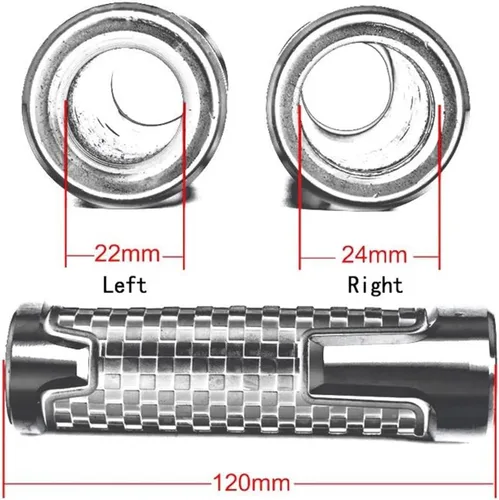 Vista 2 de Motorcycle Handlebar Grips for XJ6 XJ 6 Diversion 2009 2010 2011 2012 2013 2014 CNC Motorcycle Handle Bars Grip Motorbike Handlebar Grips Protector