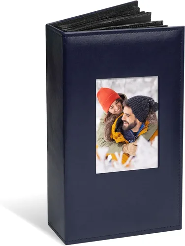 Vista 11 de Vienrose Álbum de fotos de 4 x 6 pulgadas con capacidad para 100 fotos, cubierta de piel sintética con 100 bolsillos horizontales, álbum de fotos