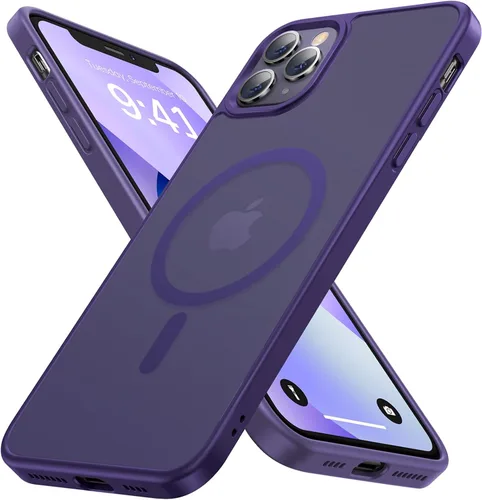 Vista 7 de Funda magnética fuerte para iPhone 11 Pro Max, [compatible con MagSafe] funda protectora a prueba de golpes para iPhone 11 Pro Max de 6.5 pulgadas
