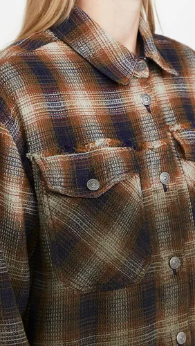 Vista 6 de FP Movement Women's Anneli Plaid Shirt Jacket