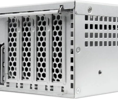 Vista 5 de Silverstone Technology RM23-502-MINI, 2U Dual 5.25" Drive Bay Micro-ATX chasis de servidor industrial para montaje en rack con interfaz USB 3.1