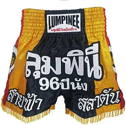 Vista 4 de Lumpinee - Pantalones cortos de boxeo Muay Thai Kick Boxing LUM-017