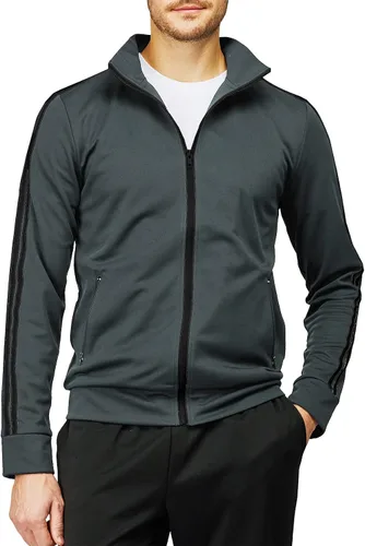 Vista 4 de H2H Chaqueta ligera con cremallera y manga larga para hombre
