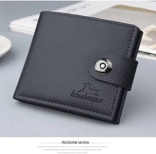 Vista 30 de Cartera delgada para hombre con monedero, cartera minimalista con cremallera, carteras plegables para hombre con tarjetero de crédito, cartera