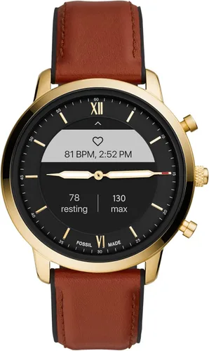 Vista 5 de Fossil Neutra Hybrid HR Smartwatch para hombre con pantalla de lectura siempre activa frecuencia cardíaca seguimiento de actividad notificaciones