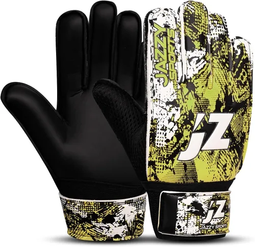 Vista 10 de Guantes de portero de fútbol, guantes de portero de dedo, guantes de fútbol de 0.157 in de látex de agarre fuerte, protección de la columna