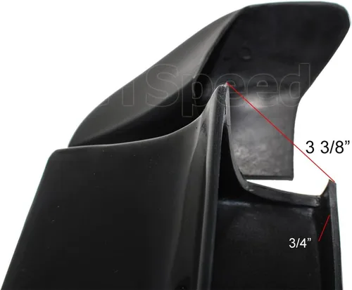 Vista 4 de Compatible/repuesto para alerón trasero de puerta trasera, estilo SS, alerón de ala trasera de poliuretano, compatible con Chevrolet Silverado 1500