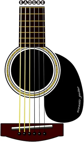 Vista 2 de CafePress Pinta de vidrio para guitarra acústica, 16 oz. Vaso para beber