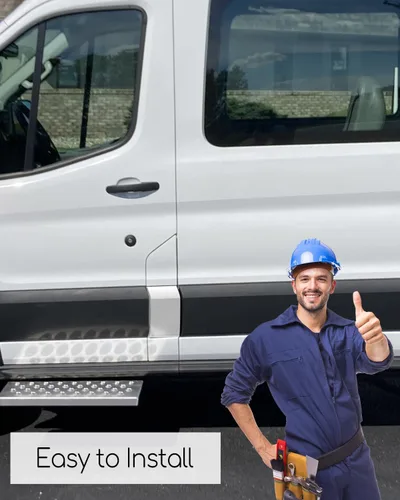 Vista 6 de Revestimiento de moldura de pilar exterior del lado izquierdo del conductor para Ford Transit 150 250 350 2015-2022 Reemplazar BK3Z6129077AA