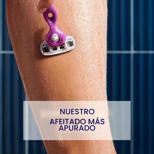 Vista 6 de Schick Hydro Silk - Recambios de cuchillas hidratantes para mujer con colgador de ducha, 4