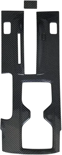 Vista 6 de ruihe Patrón de fibra de carbono para palanca de cambios de coche, panel de consola, cubierta de marco compatible con Honda Accord 2013 2014 2015