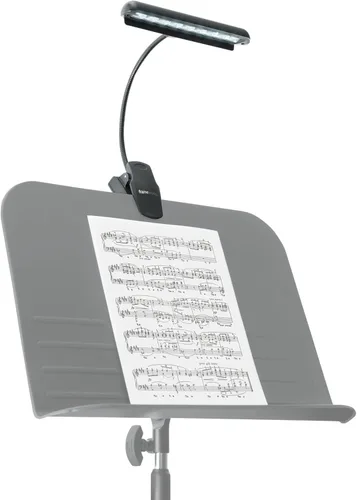 Vista 5 de Gator Frameworks Lámpara de soporte de música con cuello de ganso ajustable, (GFW-MUS-LED)