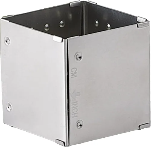Vista 6 de HIC Kitchen Anillo para alimentos, acero inoxidable 18/8, 2 pulgadas de diámetro x 2.75 pulgadas