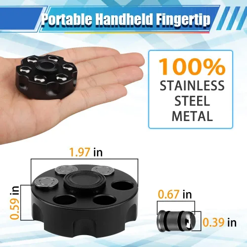 Vista 2 de Juguete giratorio deformable para niños y adultos, dispositivo de mano de metal para aliviar el estrés, suministros de regalo de fiesta