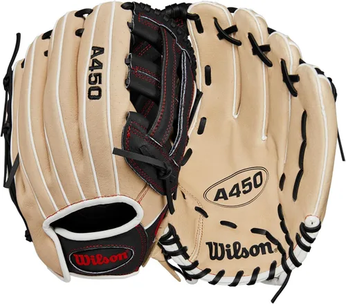 Vista 18 de Wilson A450 Adult + Youth Baseball Glove + Mitt Sizes 10.75" - 12" Right + Left Hand Throw Multiple Styles
