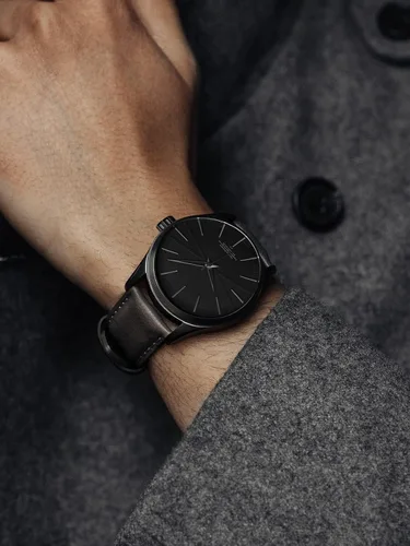 Vista 5 de Mens Watches Ultra-Thin Minimalist Waterproof Fashion Simple Business Wrist Watch for Men Unisex Dress with Leather Band