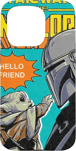 Vista 14 de Funda para iPhone 14 Pro Max Star Wars The Mandalorian Mando y el Niño
