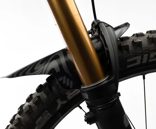Vista 6 de Guardabarros delantero de MTB - Protección ligera y duradera - Ajuste universal - Protege contra el barro, salpicaduras de agua y más Protección