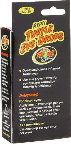 Vista 3 de Zoo Med Repti Turtle Eye Drops 2.25 fl. Oz Naranja