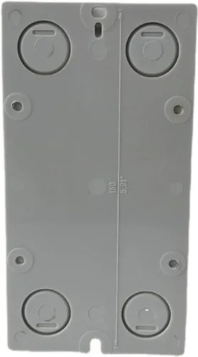 Vista 5 de YANHAO YMD11-63D Interruptor de desconexión de dos posiciones de encendido y apagado 63A 3P candado de leva con caja 1 pieza (color : base negra 3P)