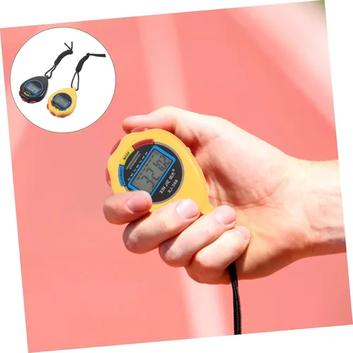 Vista 6 de BESPORTBLE 2pcs Running Fitness Cronómetro Portátil Digital Deportes Cronómetro Pantalla Grande para Entrenamiento